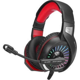 Resim Canpay Rgb LED Işıklı Profesyonel Gelişmiş Gürültü Önleyici Ses 3.5 mm Jack Kablolu Gaming Oyuncu Kulaklığı 