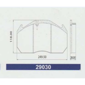 Resim MARTIBALATA 29030 MERCEDES - MAN 403 BALATA 