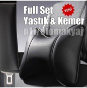 Resim Chevrolet Kalos Koltuk Başlığı Emniyet Kemer Kılıfı Siyah (420155149) 