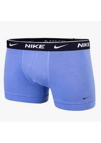 Resim Nike Dri Fit Ultra Stretch 2 Pack Micro 2 Li Paket Kısa Boxer Mavi Mor Lacivert - Turuncu 