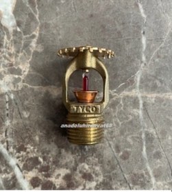 Resim Tyco Pirinç Dik Yangın Söndürme Aparatı Sprink Yangın Fiskiyesi 68-c 1/2 