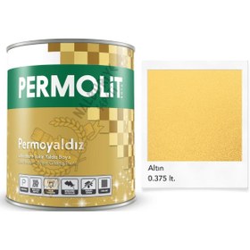 Resim Permolit Isıya Dayanıklı Dekoratif Yaldız Boya ALTIN 0.375 Lt. 