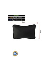 Resim Volvo V50 Uyumlu Oto Koltuk ,araba Boyun Yastığı Taba Renk 2 Adet Siyah 