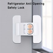 Resim 1 adet/3 adet Buzdolabı Anti-Açma Güvenlik Kilidi, Su Dispenseri Güvenlik Kilidi, Çekmece Güvenlik Kilidi, Buzdolabı Kapı Sabitleme Tokası, RV Buzdolabı Güvenlik Kilidi 
