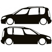 Resim Redline Grafik Skoda Roomster Basık Araç Sticker Takımı 