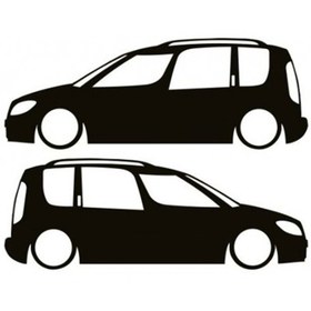 Resim Redline Grafik Skoda Roomster Basık Araç Sticker Takımı 