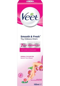 Resim Veet Smooth & Fresh Lotus Çiçeği Özlü Normal Ciltler için Tüy Dökücü Krem 100 ML x 2 