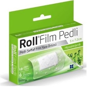 Resim Roll Film Pedli Şeffaf Yara Örtüsü 5 x 7.2 CM 10 Adet 