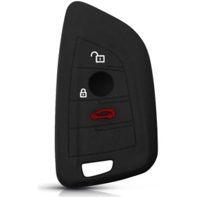 Resim Bmw 2 5 7 X1 X5 X6 Serisi Silikon Anahtar Kılıf Siyah 