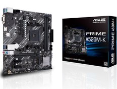 Resim Asus PRIME A520M-K Anakart Siyah 