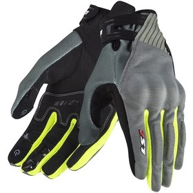 Resim Ls2 Yazlık Eldiven Dart 2 Gri Neon Sarı 