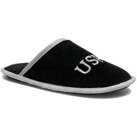Resim U.S. Polo Assn. U.s.polo Assn Frank Tekstil Ev Terliği Siyah 