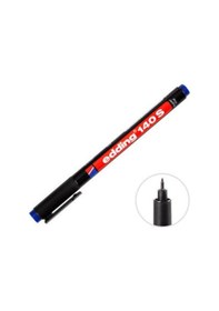 Resim 4'lü Mavi Edding 140s Asetat Kalem 0.3 MM Mavi 