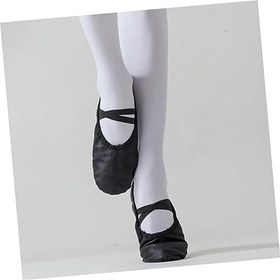 Resim CALLARON öküz derisi bale terliği çocuk bale ayakkabıları dans ayakkabıları bale ayakkabıları bale dans ayakkabıları tek bale ayakkabısı yoga egzersiz ayakkabıları erkekler ve kadınlar 