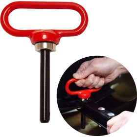 Resim Hepta Collection Brinly MHPK-12BH Ekstra Güçlü Hızlı Bağlantı Manyetik Bağlantı Pimi Çekme Arkası Traktör ve Binicili 