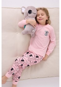 Resim Rolypoly Kız Çocuk Pembe Pijama Takımı Rp3491-c-v2 Pembe 