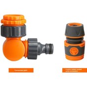 Resim Aubyhe Çamaşır Makinesi Su Arıtıcı Bağlantısı: 180 Derece Döner, 4/6/10 Mm Uçlu Somunlu Dönüştürücü Bağlantı Parçası 