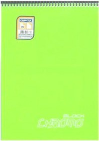 Resim Gıpta Chromo Bloknot Çizgili A-4 80 Yaprak Plastik Kapak N11.1495 