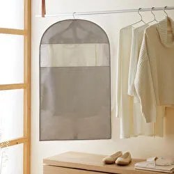 Resim Gri Balıksırtı Elbise Kılıfı 60 X 100 Cm 