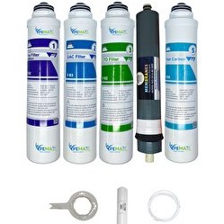 Resim Pemax Water Solutions Kapalı Kasa Su Arıtma Cihazlarına Tak Çevir 5'li Platinium Mebran Tatlandırıcı 