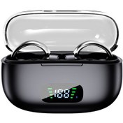 Resim Enc Noise Reduction Clip-on Bluetooth-compatible Earbuds Non-ın-ear Sports Wireless Earphones - Black 