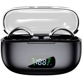 Resim Enc Noise Reduction Clip-on Bluetooth-compatible Earbuds Non-ın-ear Sports Wireless Earphones - Black 