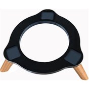 Resim Moveevo Ahşap Ve Akrilik Makyajlı Susturucu Ses Cihazı Tabanı, 23x24x7 Cm, 280 Gram 