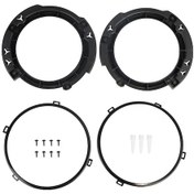 Resim Neevoyu Jeep Wrangler 2007-2017 7" Far Montaj Braket Seti - Plastik Siyah, Montaj Çivileri Ve Somunlar Dahil 