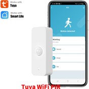 Resim Smart Home Güvenlik için Sol WiFi PIR Hareket Dedektörü Sensörü - Alexa ve Google Home ile çalışır, Hub gerektirmez, Pil ile çalışır, Smart Life/Tuya Uygulamalarıyla uyumlu, Duvara montajlı Tasarım, Akıllı Ev Güvenlik, Modern Ev Dekoru, Kullanıcı dostu Arayüz 