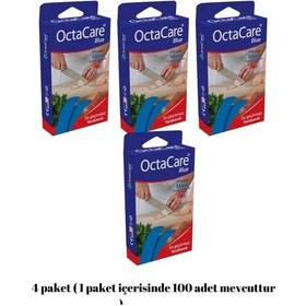 Resim Medikaltec 4 Paket Mavi Yara Bandı Su Geçirmez Dedektör Duyarlı 