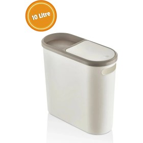 Resim Tr 10 Litre Modern Tasarım Çöp Kovası – Banyo, Ofis, Mutfak Için Hijyenik & Pratik Atık Kutusu, Kre 