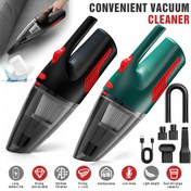 Resim CascadeVac Taşınabilir El Tipi Elektrikli Süpürge - Kablosuz, Yüksek Emiş Gücü, Araba ve Ev için, USB Şarj, Kumaş Filtre ve Çoklu Aksesuarlar ile 