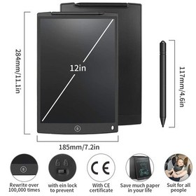 Resim Ultratekno 12" Büyük Boy Dijital Yazı Tahtası Grafik Çizim Tableti 