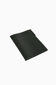 Resim Filefolder Lüks Tasarım El İşçiliği Deri A4 Evrak Dosyası - Koyu Yeşil 
