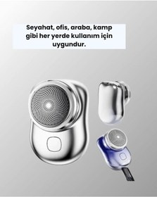 Resim Diyar-ı Fırsat Mikro Titreşim Motorlu, Düşük Sesli, Usb Girişli Tıraş Makinesi 