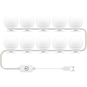 Resim Skycity Aynalık Işıklı Led Makyaj Aydınlatması, 10 Ledli, 3 Renk Tonu, Usb Dokunmatik, Sürekli Parlaklık Ayarlı Makyaj Aydınlatıcı Lambası Diğer 