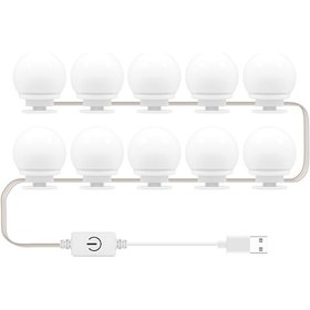 Resim Skycity Aynalık Işıklı Led Makyaj Aydınlatması, 10 Ledli, 3 Renk Tonu, Usb Dokunmatik, Sürekli Parlaklık Ayarlı Makyaj Aydınlatıcı Lambası Diğer 