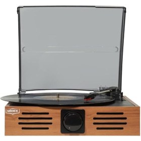 Resim STOREMAX modazone MTX-106OR Nostaljik Retro Pikap Plak Çalar ( Aux Hoparlörlü 3 Devir) İğne Dahil modaflicker 