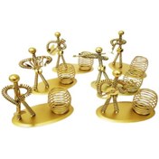 Resim Dekoratif Sari Metal Adam Müzisyen Kalemlik Diğer 