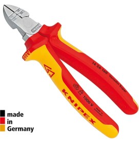 Resim Knipex 14 26 160 Vde Sıyırıcılı Yan Keski 
