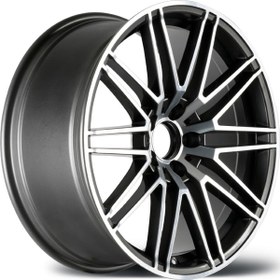 Resim EMR-DY659-09 8.5x19" -5x112 ET35 66.6 Titanium Grey Lip Diamond Jant (4 Adet) 