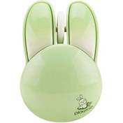 Resim Kablosuz Pıllı Mouse Yesıl Tavsan Mou-6003-y 