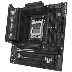 Resim Asus Tuf Gaming B850M-PLUS WIFI AMD B850 AM5 8000 MHz (OC) DDR5 Soket AM5 mATX Anakart 