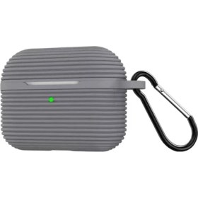 Resim Airpods Pro 3 (3.nesil) Raven Silikon Kılıf Gri 