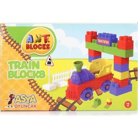 Resim Ant Blocks Istasyon Tren Seti 