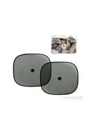 Resim Oto Yan Cam Güneşlik Perde 2 Adet 