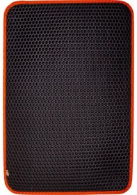 Resim Cattie Premium Altıgen Model Kum Toplayıcı Fonksiyonel Kedi Paspası Turuncu 50X75 Cm Turuncu 