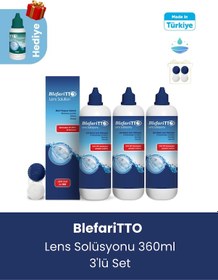 Resim Blefaritto Lens Solüsyonu 3 x 360 ML + Çanta Boy 60 ML 