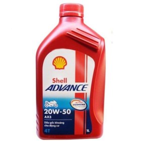 Resim Motul Shell Advance 4t 20w-50 Ax3 Mineral Yağ 