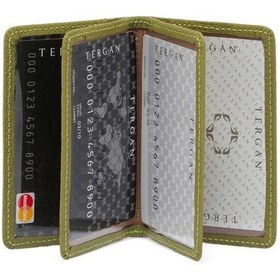 Resim Tergan Yeşil Deri Unisex Kredi Kartlık - S1kk00001601-g8z Yeşil 